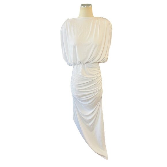 Retrofete Florence Reversible Maxi Dress in White Small New Gown Dress - Picture 4 of 16